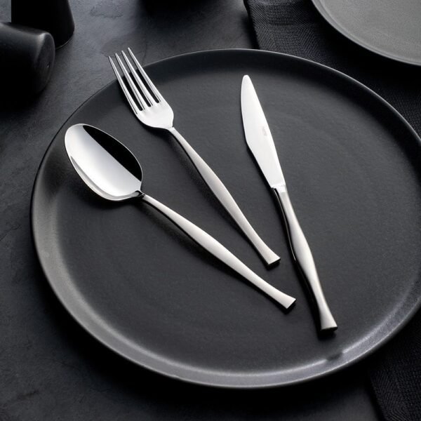 شنطة معالق تركى 89 قطعة – Nehir Zarif Silver Matt