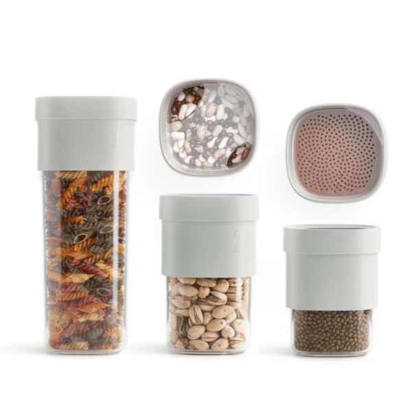 مجموعة علب تخزين الطعام القابلة للتوسيع – Lékué