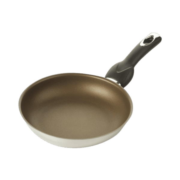 مقلاة رمادي فضي بمقبض | misk