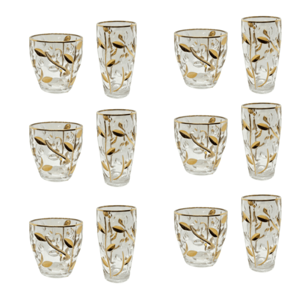 طقم شوب و شاي 12 قطعه – Bohemia – H56672