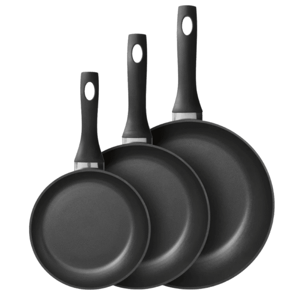 3 piece frying pans