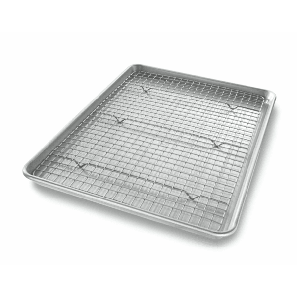 صينية خبز مسطحة وسط مع رف تبريد – USA Pan