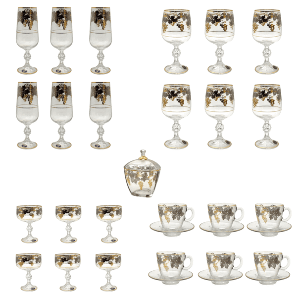 طقم كاسات كريستال – 31 قطعه – SH15015