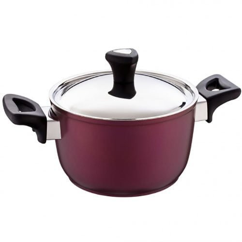 حلة تيفال مدور احمر مقاس 28 – سافلون