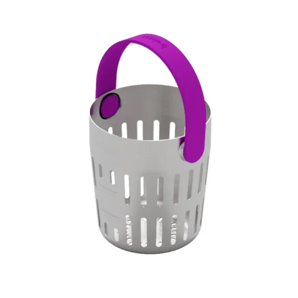 Trebonn Cookinpodpro Coral – سلة طهي  بالبخار والقلي اللون البنفسجي