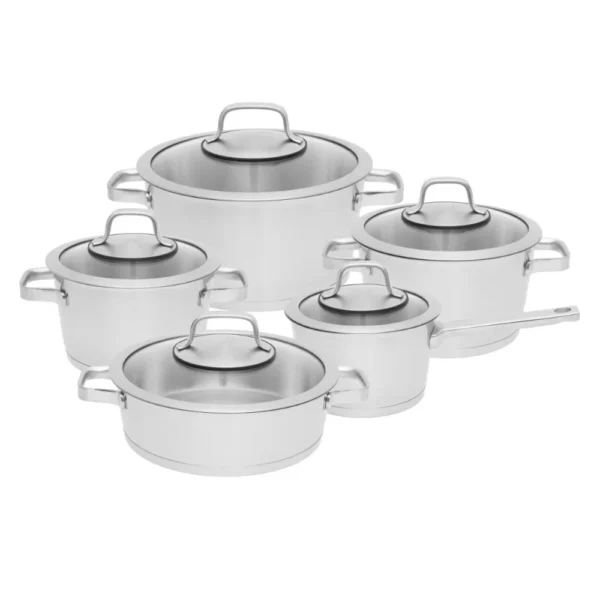 طقم أواني طهي 10 قطع مانهاتن