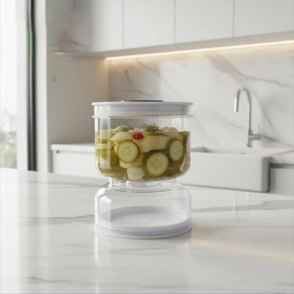 علبة تحضير وحفظ المخلل بفلتر داخلي وغطاء محكم – EK4841
