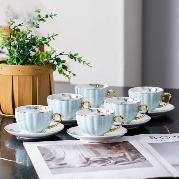 طقم قهوه – Pumpkin Baby Blue