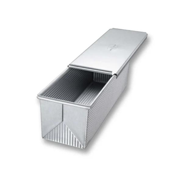 مقلاة رغيف بولمان من الولايات المتحدة الأمريكية مع غطاء كبيرة مع مجموعة من قطعتين