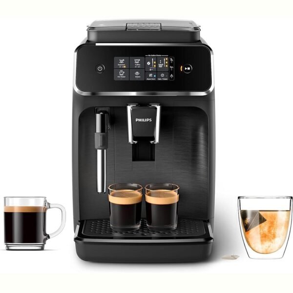 Philips 2200 Series Fully Automatic Espresso Machine w/Milk Frother, Black, EP2220/14