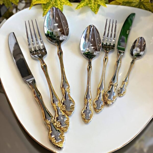 شنطة معالق تركى 89 قطعة – Nehir Adriana Gold