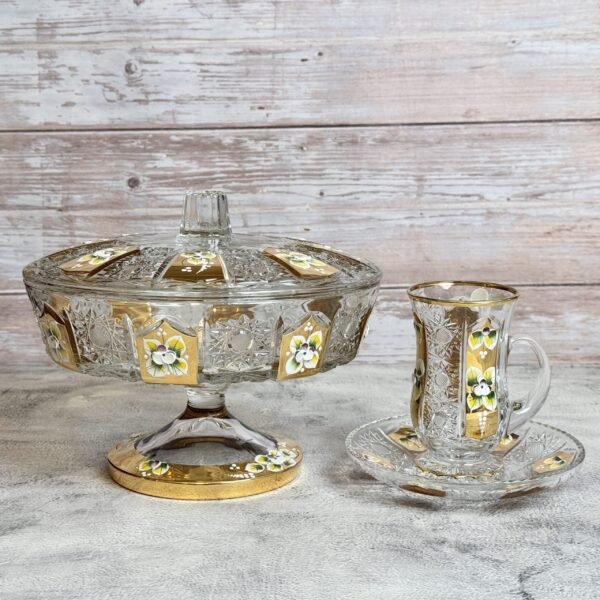 طقم شاى و تسالي بوهيمي – 13 قطعه – H32436/1