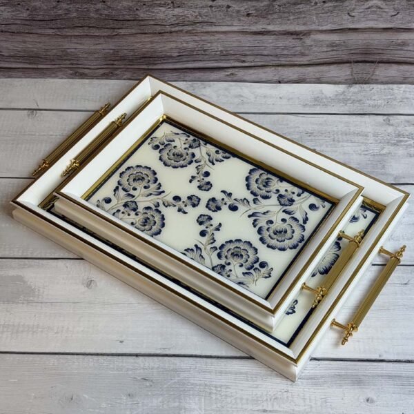 طقم صوانى خشب 2 قطعه – Royal Alfredo – 457B