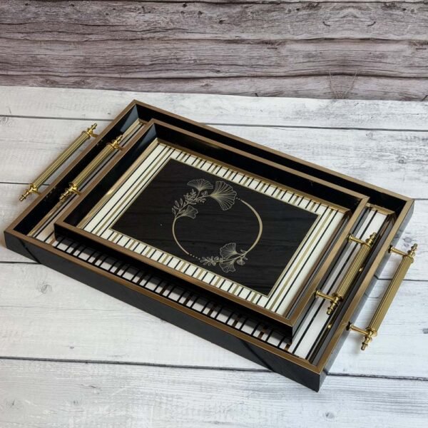 طقم صوانى خشب 2 قطعه – Royal Alfredo – 36S