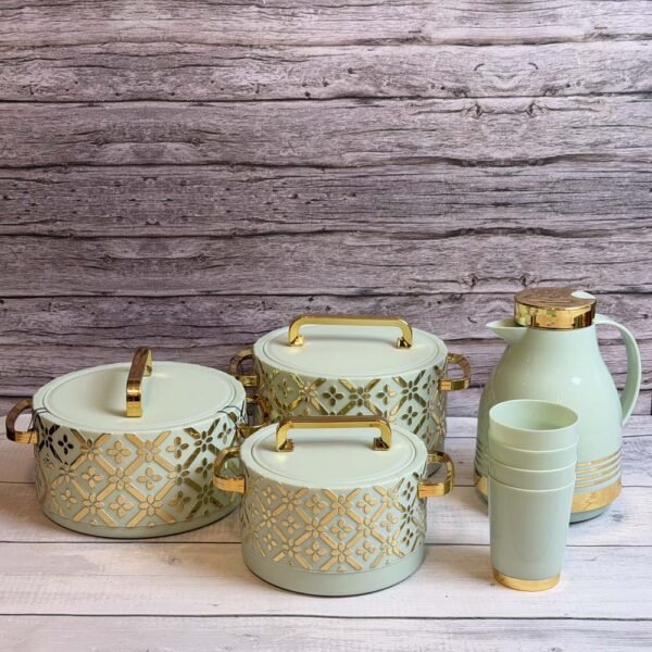 حافظه طعام هندى ٨ قطعة – Green