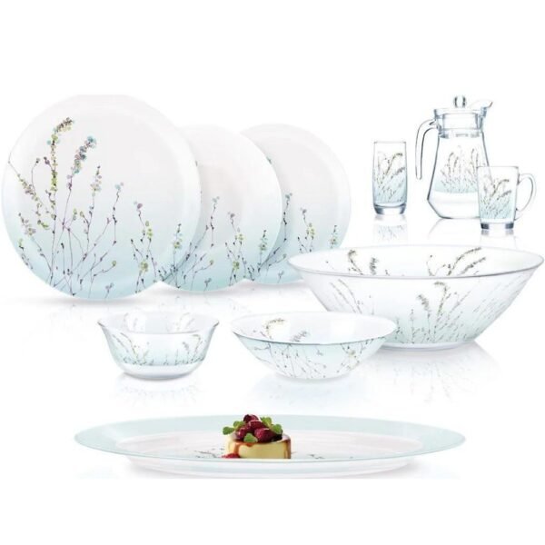 طقم اركوبايركس 46 قطعه – Trompette Turquoise – Luminarc