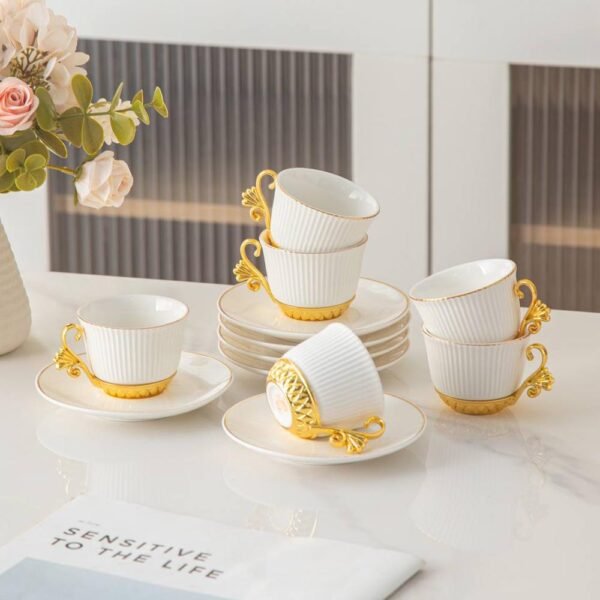 طقم قهوه – Royal White