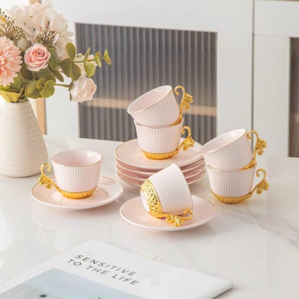 طقم قهوه – Royal Pink