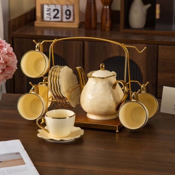 طقم شاى 15 قطعة – TS483 – Yellow