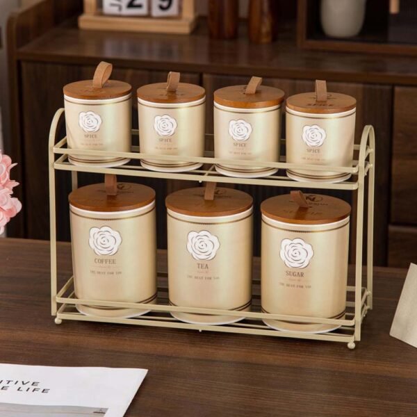 طقم توابل 8 قطع – Rosa – Biege