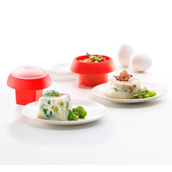 طقم 2 جهاز ميكروويف Ovo، أحمر – lekue