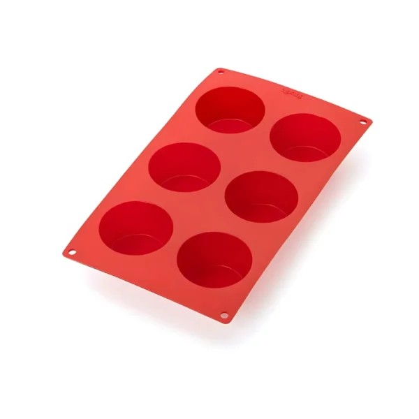قالب مافن، 6 فتحات، عبوة 6، أحمرlekue